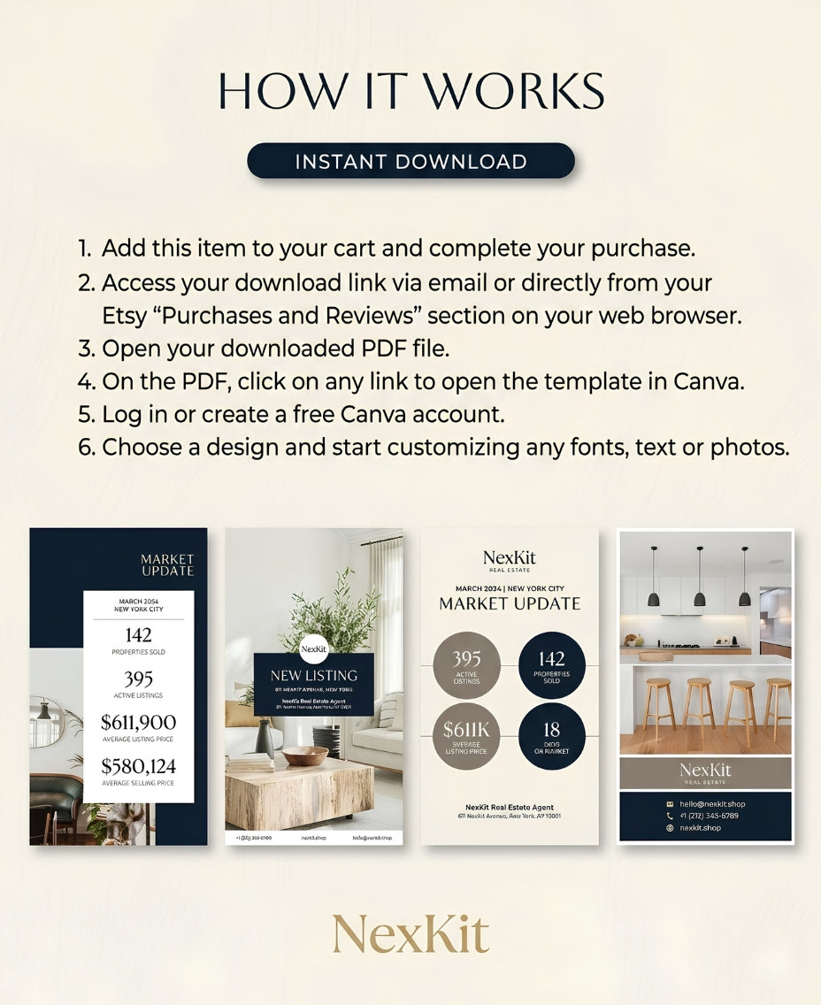 Stop Losing Listings to Real Estate Agents Who Just Look More Professional — Get Your Complete Marketing Templates Kit Ready in 5 Minutes