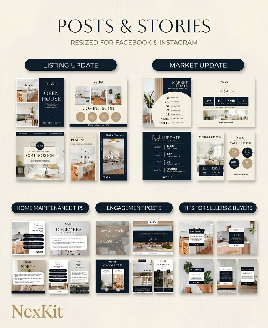 Stop Losing Listings to Real Estate Agents Who Just Look More Professional — Get Your Complete Marketing Templates Kit Ready in 5 Minutes