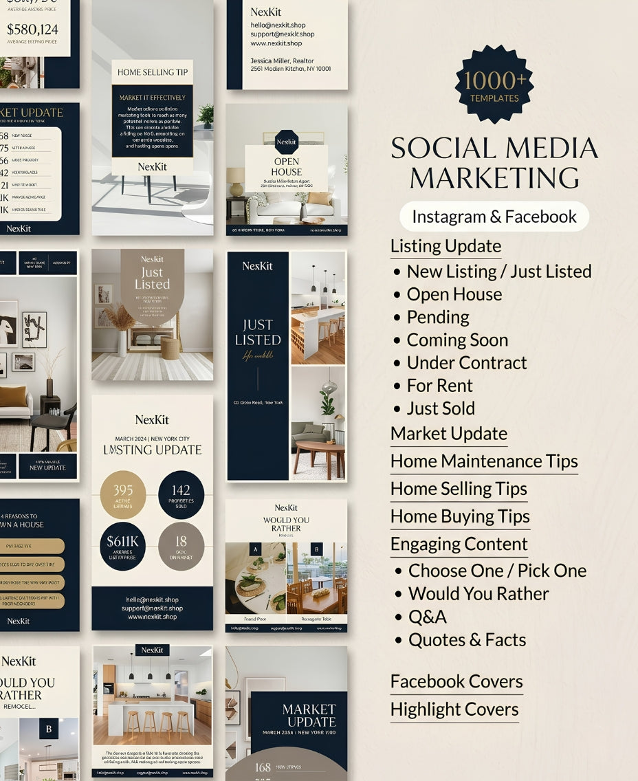 Stop Losing Listings to Real Estate Agents Who Just Look More Professional — Get Your Complete Marketing Templates Kit Ready in 5 Minutes